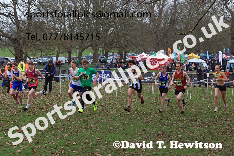 Paras Mens and Womens 2026 UK CAU Inter Counties Cross Country, Wollaton Park, Nottingham. Photo: David T. Hewitson/Sports for All Pics